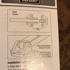 Defiant | Other | Heavy Duty Door Security Latch Nwt | Poshmark